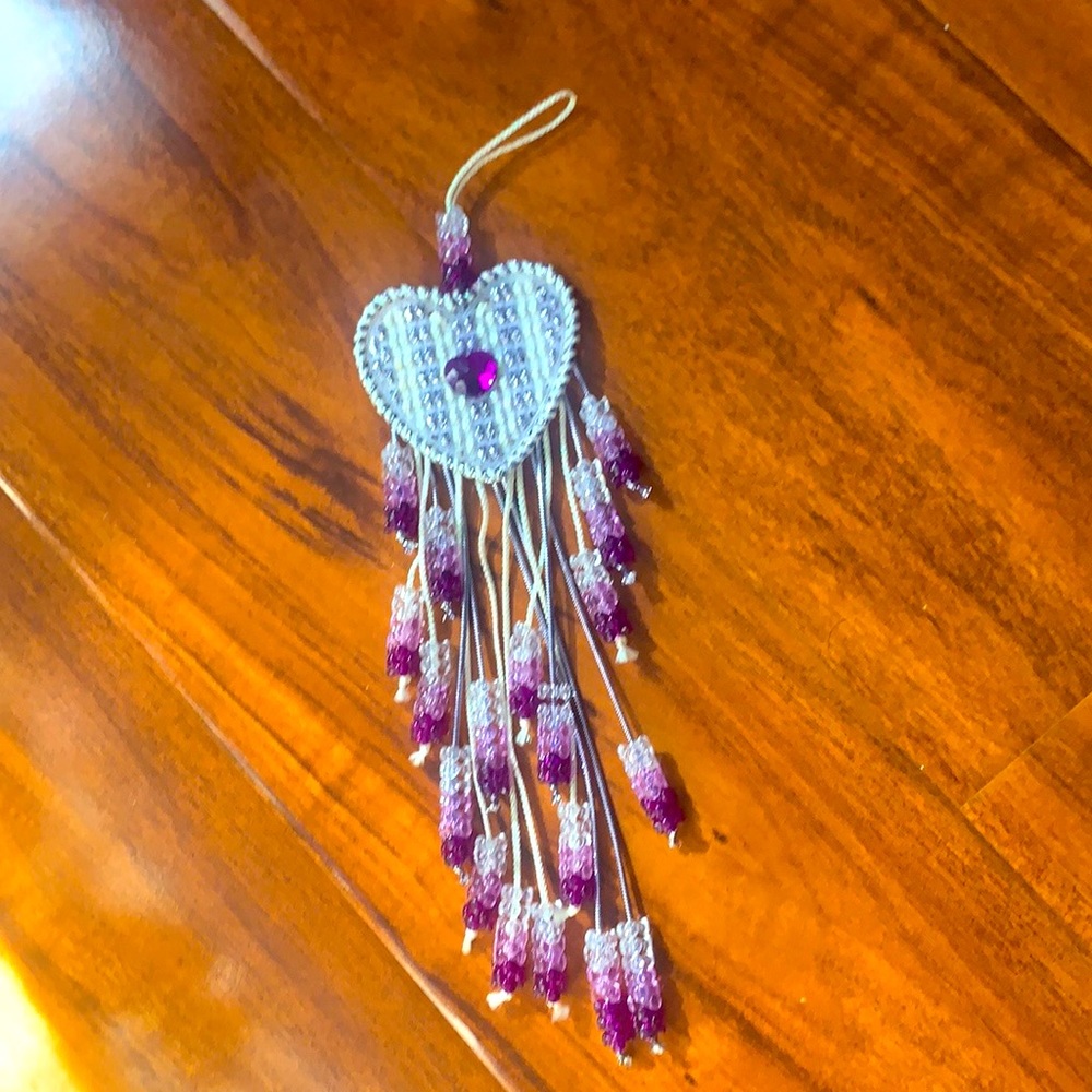 Bohemian Heart Shaped Dreamcatcher 💜🤍